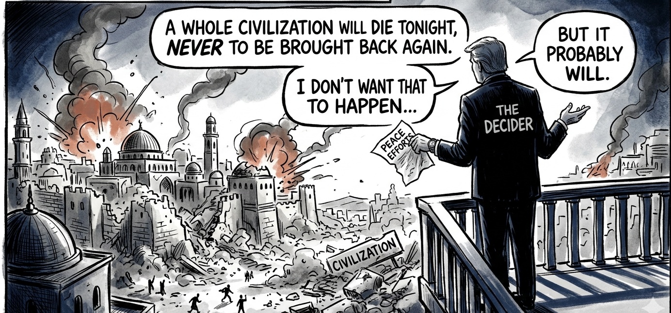 Vile it may be, factual nonetheless: A civilization died today